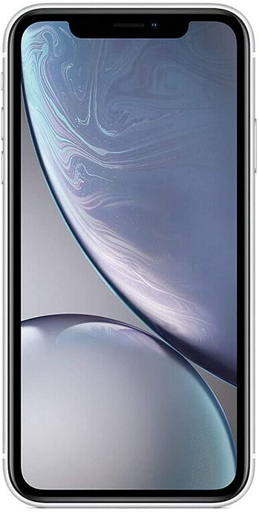 Apple iPhone XR, 64GB, White - Fully Unlocked (Renewed)