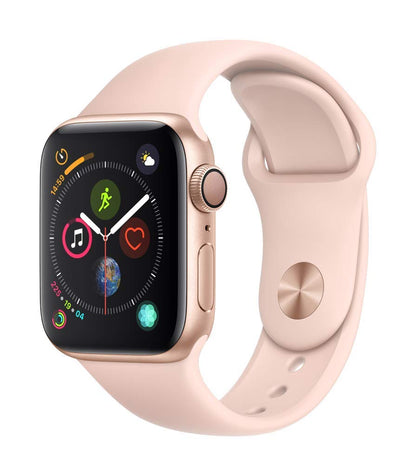 Apple Watch Series 4 40mm (GPS) - Boîtier En Aluminium Or Avec Bracelet Sport Pamplemousse (Reconditionné)