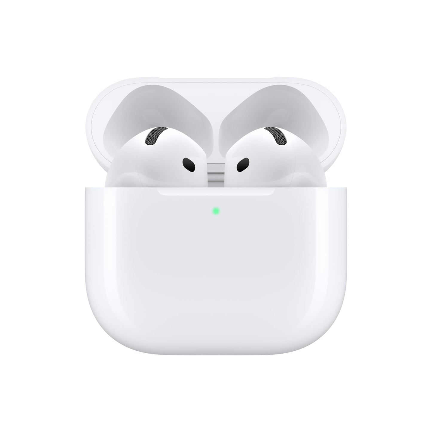 Apple AirPods 4 Écouteurs sans Fil, Casques et écouteurs Bluetooth, Audio Spatial personnalisé, résistance à la Transpiration et l’Eau, boîtier de Charge USB-C, Puce H2, Jusqu’à 24 Heures d’autonomie