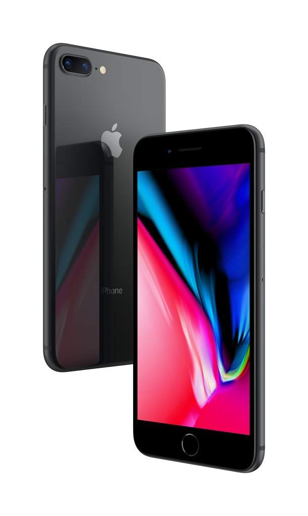 Apple iPhone 8 Plus (64GB, Space Gray) [Locked] (Renewed)