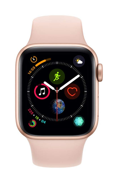 Apple Watch Series 4 40mm (GPS) - Boîtier En Aluminium Or Avec Bracelet Sport Pamplemousse (Reconditionné)