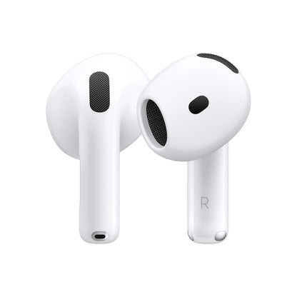 Apple AirPods 4 Écouteurs sans Fil, Casques et écouteurs Bluetooth, Audio Spatial personnalisé, résistance à la Transpiration et l’Eau, boîtier de Charge USB-C, Puce H2, Jusqu’à 24 Heures d’autonomie