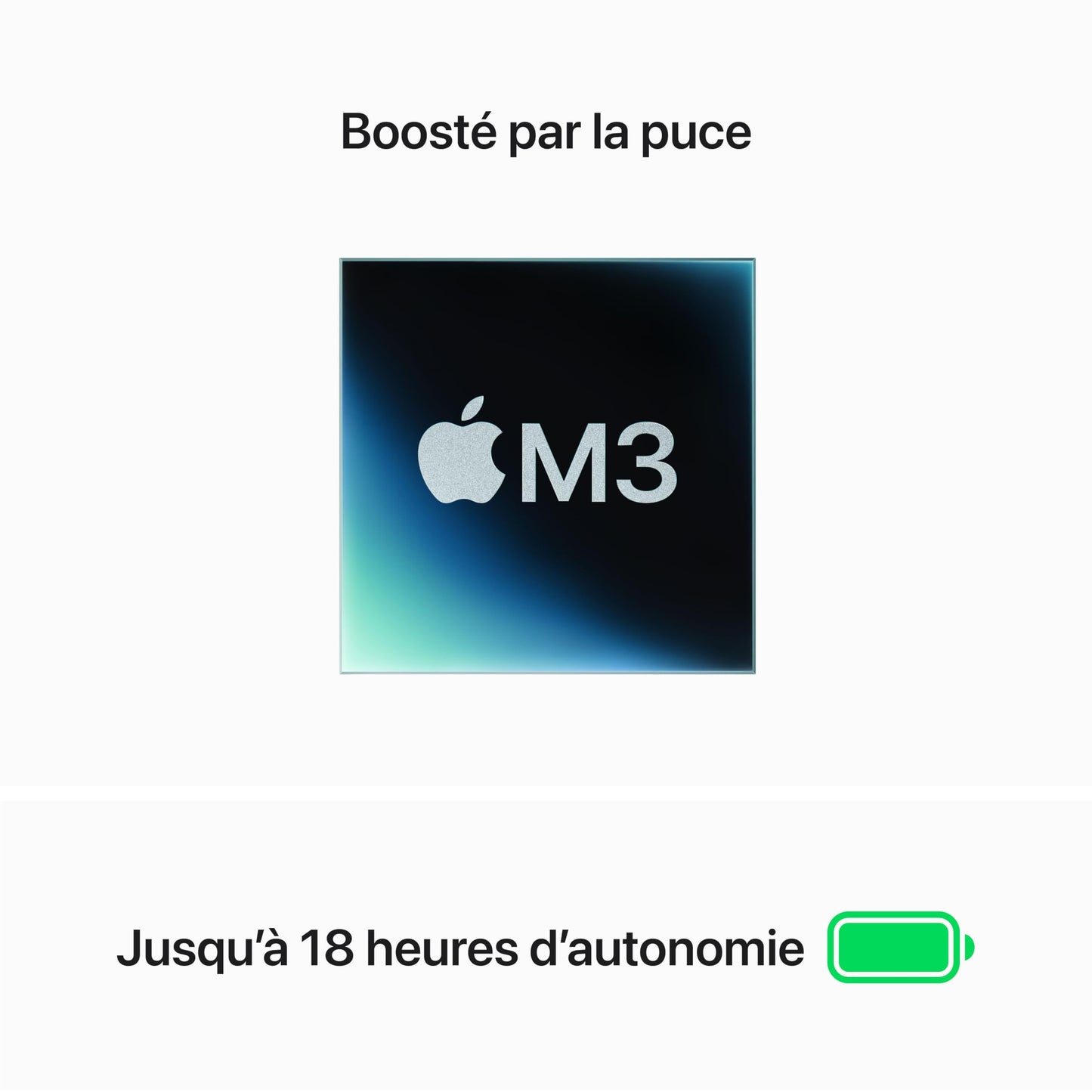 Apple 2024 Portable MacBook Air 13 Pouces avec Puce M3 : écran Liquid Retina 13,6 Pouces, 8 Go de mémoire unifiée, 256 Go de Stockage SSD, Clavier rétroéclairé, caméra FaceTime HD 1080p. Minuit