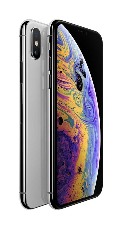 Apple iPhone XS, US Version, 256GB, Silver - Unlocked (Renewed)