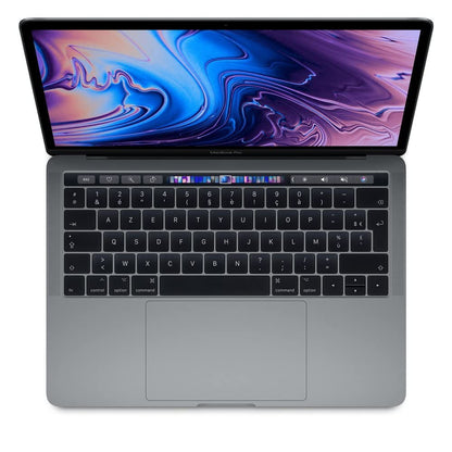 (2019) Apple MacBook Pro 13, Core i5 8Go 256Go SSD Retina Touch ID Touch Bar, (MUHN2FN/A) - AZERTY Français - Gris Sidéral (Reconditionné)