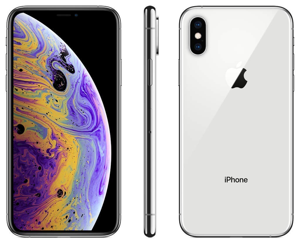 Apple iPhone XS, US Version, 64GB, Silver - Verizon (Renewed)