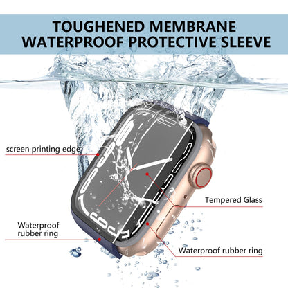 2 Pièces Transparent PC Coque Compatible avec Apple Watch Serie Watch 40mm Series 6 5 4 Se avec Protection ecran en Verre Trempé,HD Clair Ultra Mince Anti-Choc Protection iWatch (40mm)