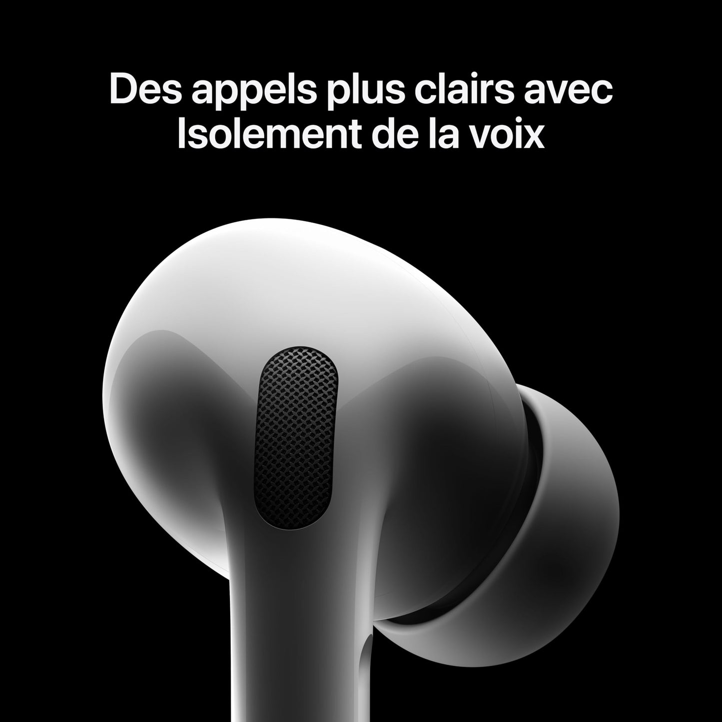 Apple AirPods Pro 2 Écouteurs sans Fil, Casques et écouteurs Bluetooth, Réduction Active du Bruit, Appareil auditif, Mode Transparence, Audio Spatial personnalisé, Son Haute-fidélité, Recharge USB-C