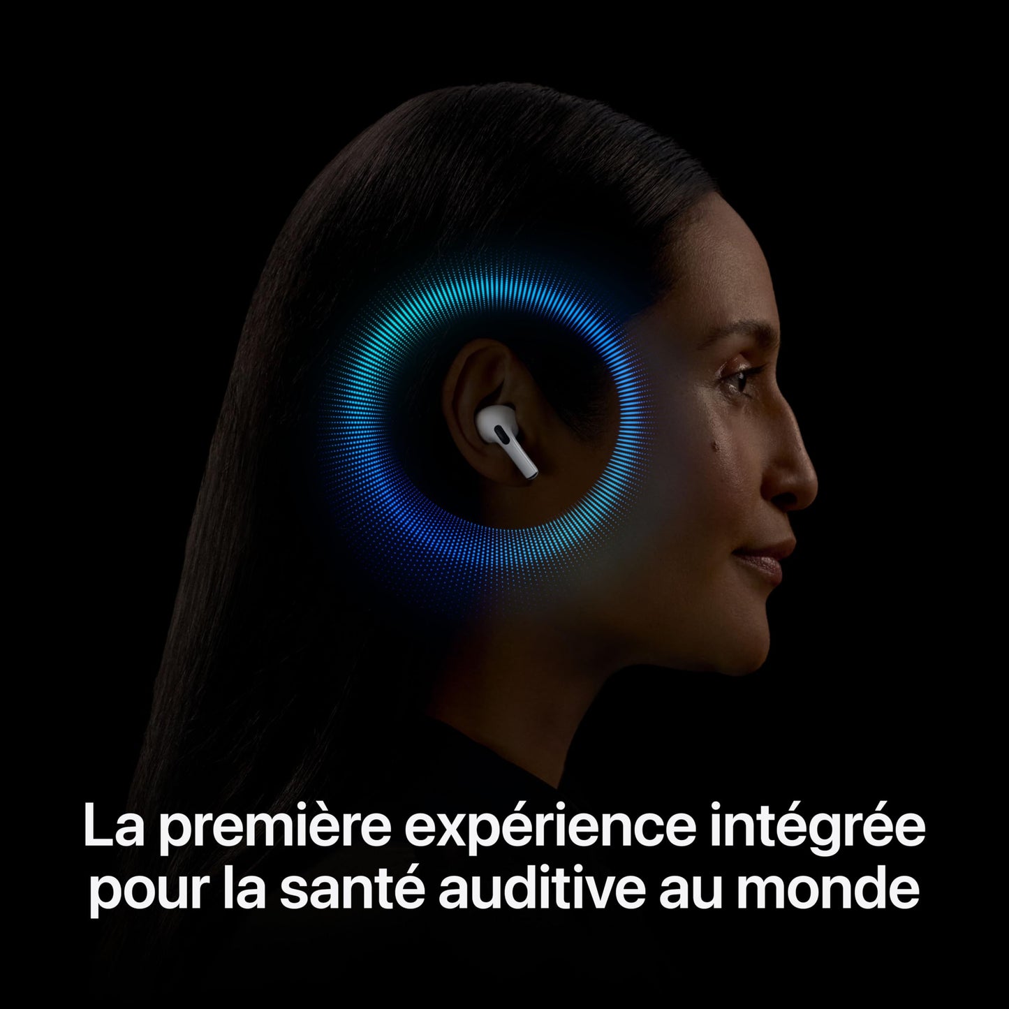 Apple AirPods Pro 2 Écouteurs sans Fil, Casques et écouteurs Bluetooth, Réduction Active du Bruit, Appareil auditif, Mode Transparence, Audio Spatial personnalisé, Son Haute-fidélité, Recharge USB-C